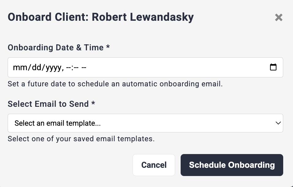 Add Client